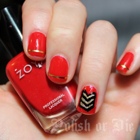 red military manicure