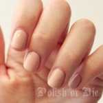 Nail polish swatch - manicure with Illamasqua Monogamous