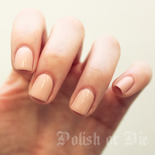 Nail polish swatch - manicure with Illamasqua Monogamous