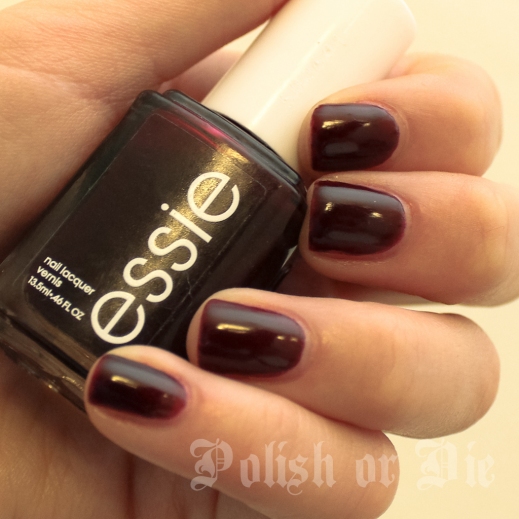 Essie Skirting The Issue - oxblood red polish